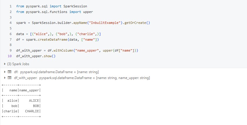 UDF vs Inbuilt Functions in PySpark — The Simple Guide